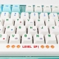 Dragon Quest 104+28 XDA-like Profile Keycap Set Cherry MX PBT Dye-subbed for Mechanical Gaming Keyboard